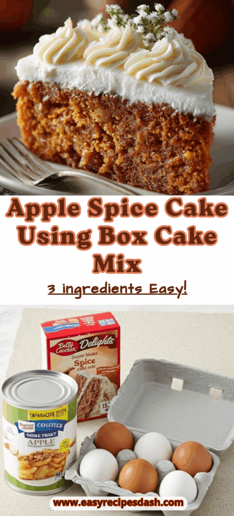 Apple Spice Cake Using Box Cake Mix