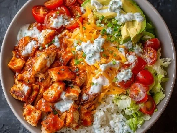 Best 8 Delicious Bowl Recipes for Easy Dinner Nights 6 Buffalo Chicken Bowl