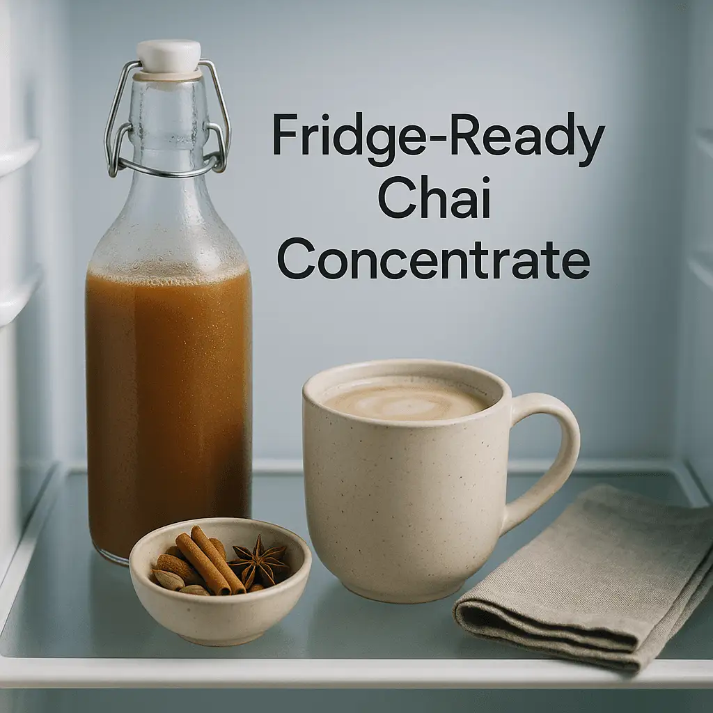 Chai Latte Concentrate: 4 Easy Steps for the Best Fridge Batch