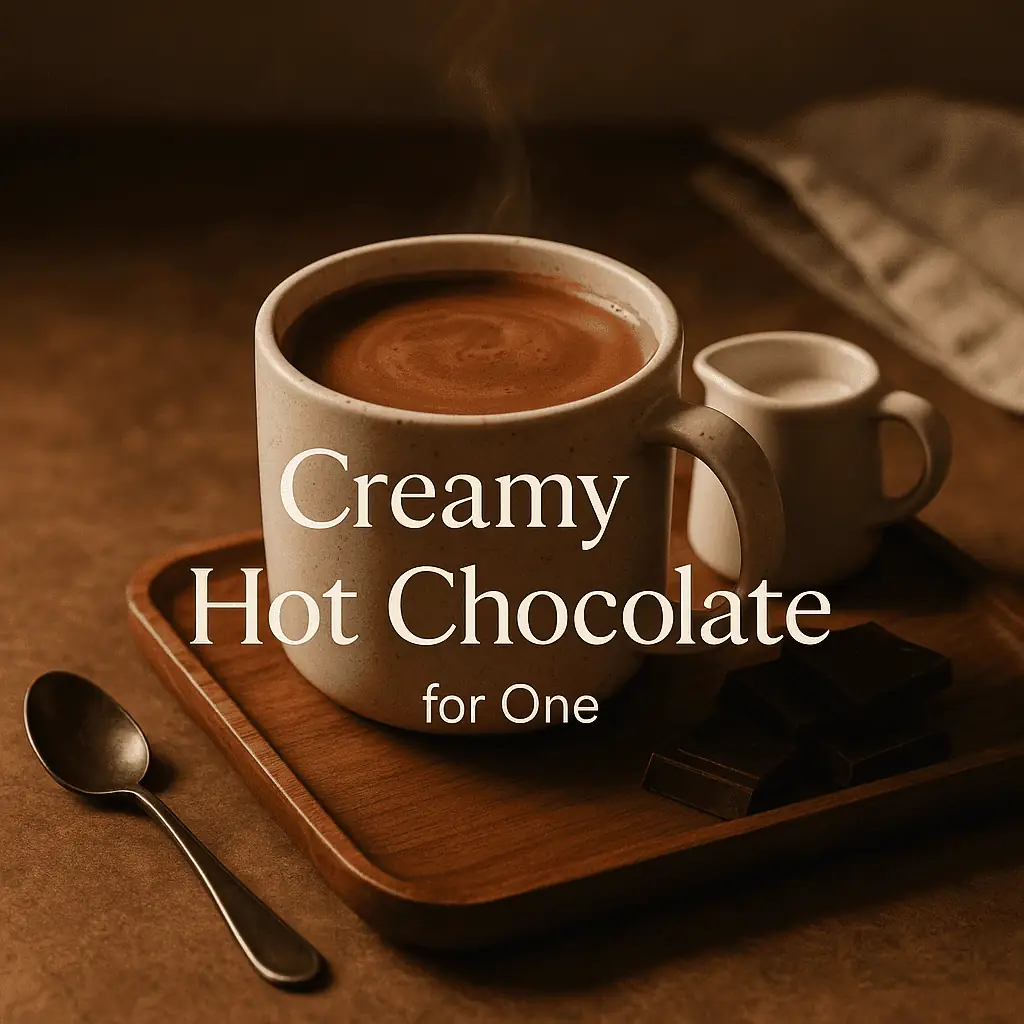 Creamy Hot Chocolate Recipe for One (No Powder Packets)