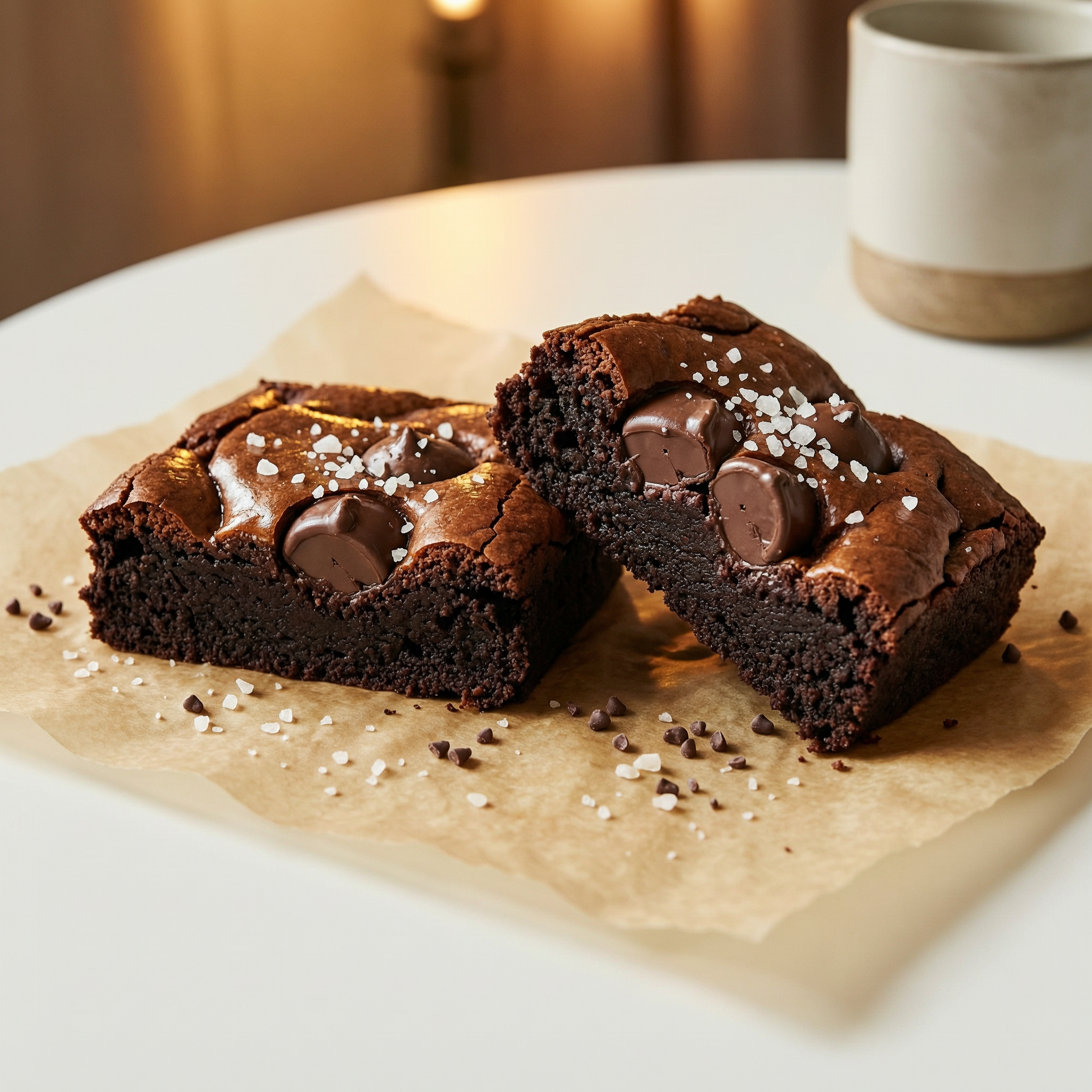 Small-Batch Brownies for Two (No Mixer)