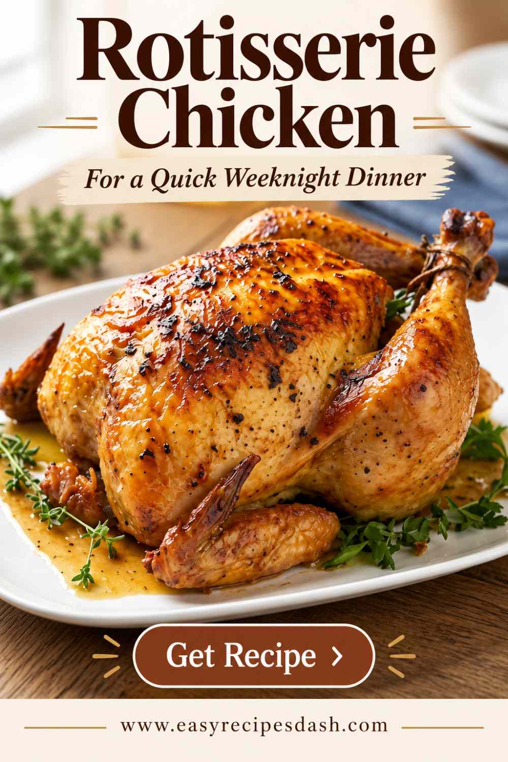 Perfect Roast Chicken with Crispy Skin and Rich Pan Sauce.