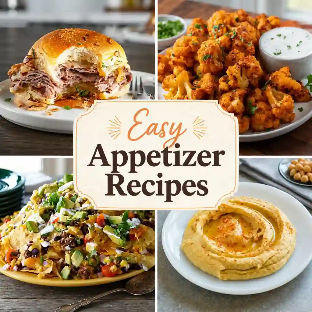 Easy Appetizer Recipes 1
